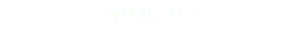 Spring, 2022